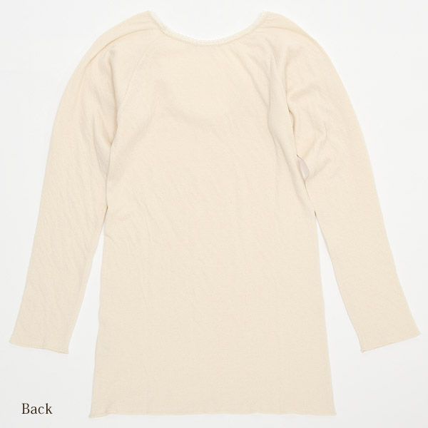 オーガニックコットン ソフト接結ロングスリーブ