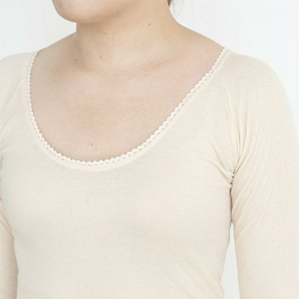 オーガニックコットン ソフト接結ロングスリーブ