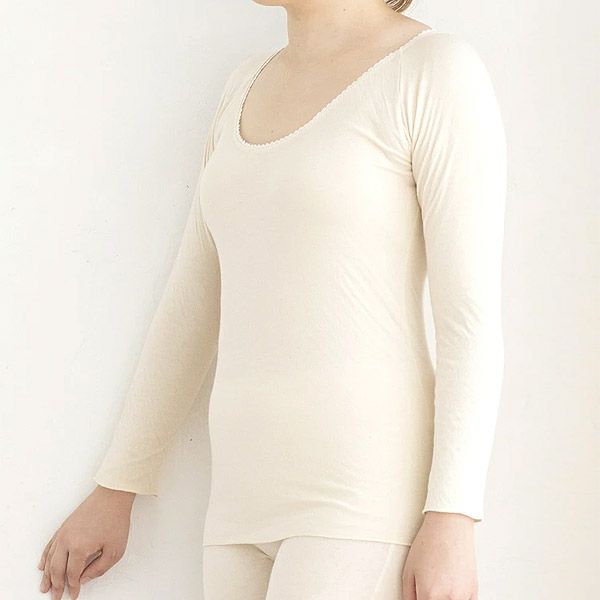 オーガニックコットン ソフト接結ロングスリーブ
