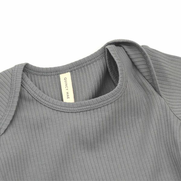 オーガニックコットン ベビーリブTシャツ（長袖）