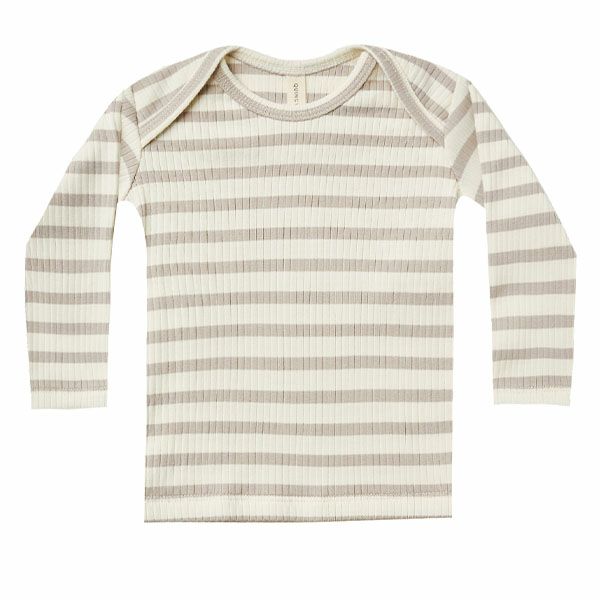 オーガニックコットン ベビーリブTシャツ（長袖）