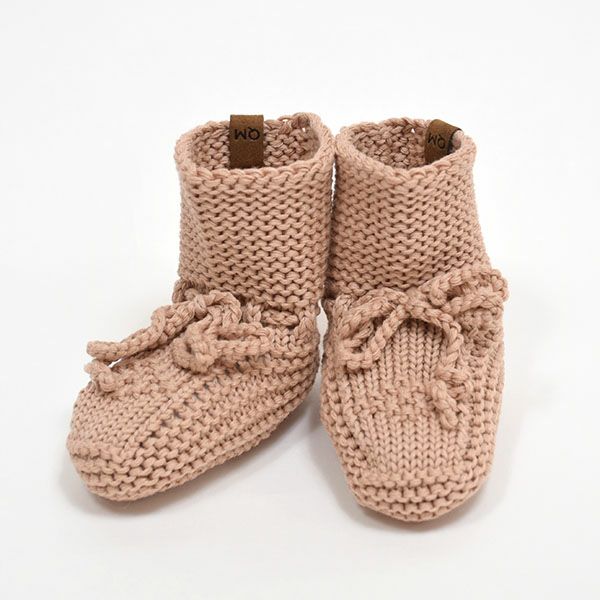 【SALE／20%OFF】オーガニックコットン ベビーニットブーティ