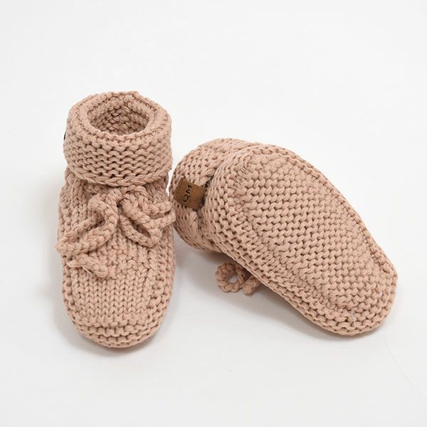 【SALE／20%OFF】オーガニックコットン ベビーニットブーティ