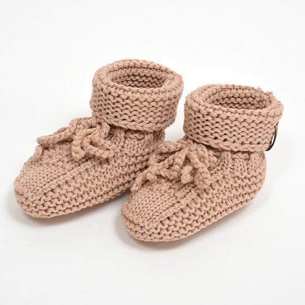 【SALE／20%OFF】オーガニックコットン ベビーニットブーティ