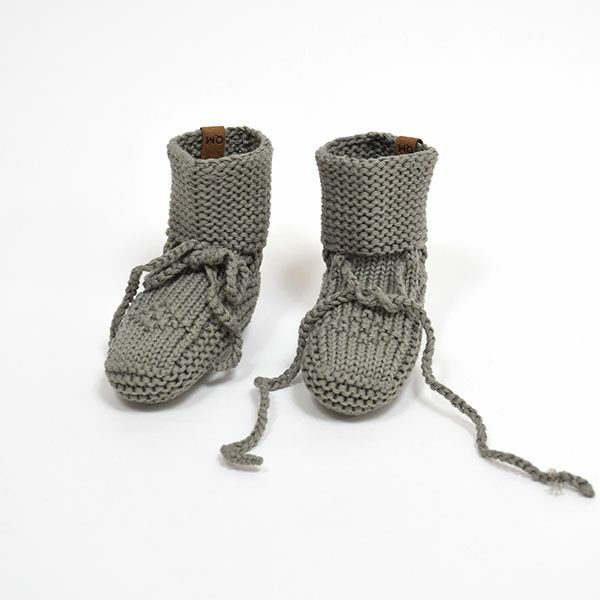【SALE／20%OFF】オーガニックコットン ベビーニットブーティ