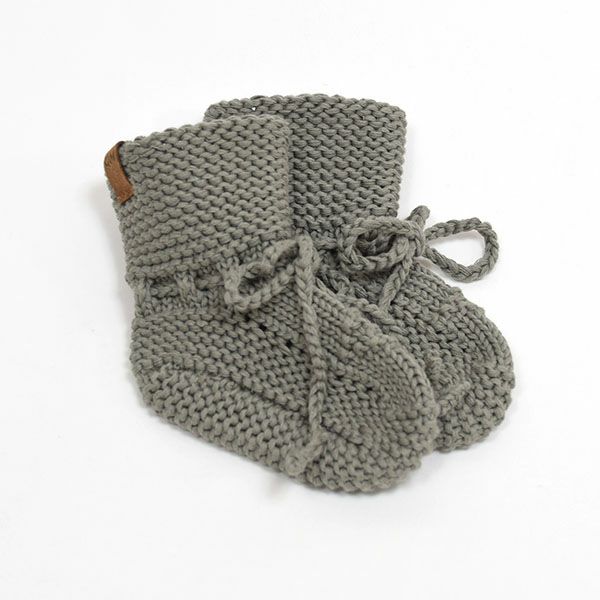 【SALE／20%OFF】オーガニックコットン ベビーニットブーティ