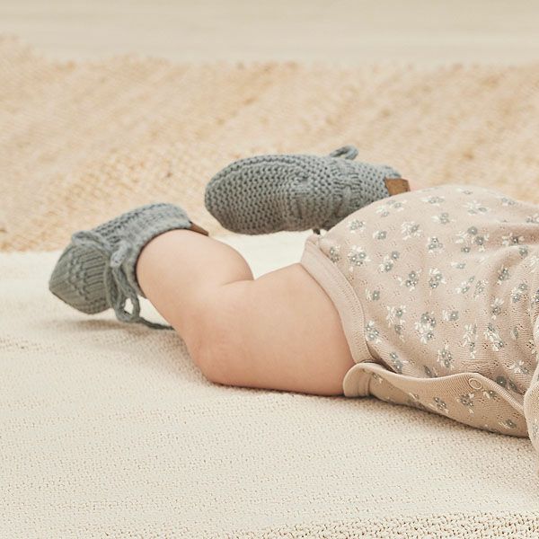 【SALE／20%OFF】オーガニックコットン ベビーニットブーティ