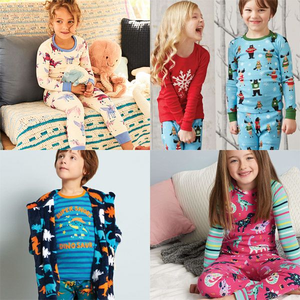 【SALE／20%OFF】 オーガニックコットン キッズラグランパジャマ（長袖）Painted Leopard