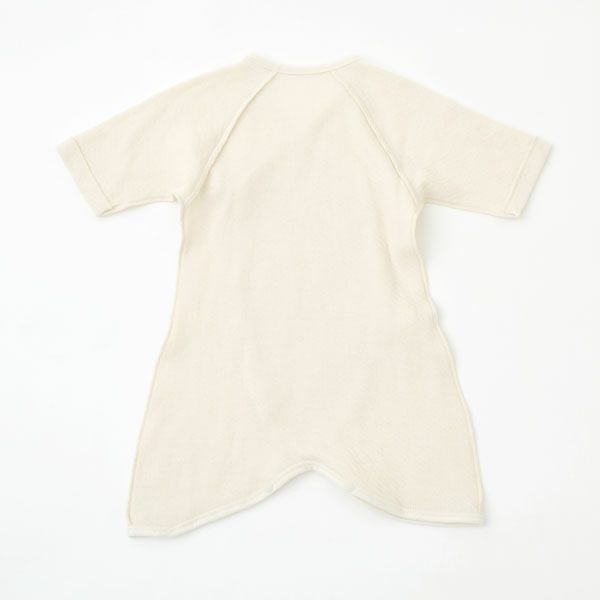 オーガニックコットン とろけるような接結フライスコンビ肌着 50-60