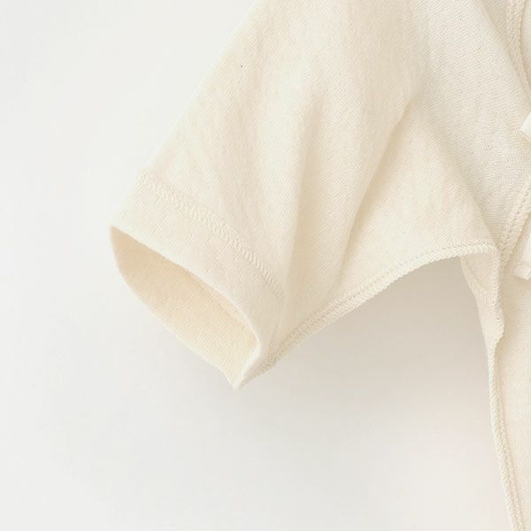 オーガニックコットン とろけるような接結フライスコンビ肌着 50-60