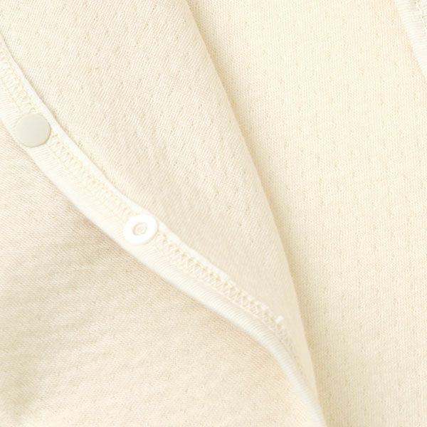 オーガニックコットン とろけるような接結フライスコンビ肌着 50-60