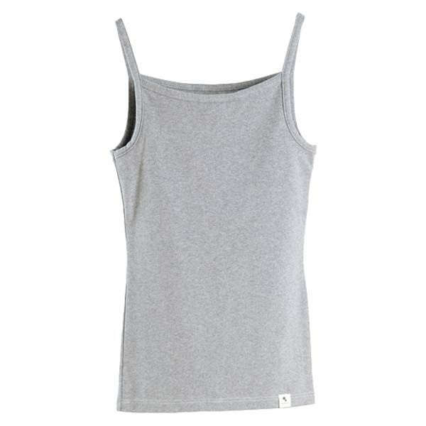 オーガニックコットン キャミソール（パッドポケット付き）フライスMG