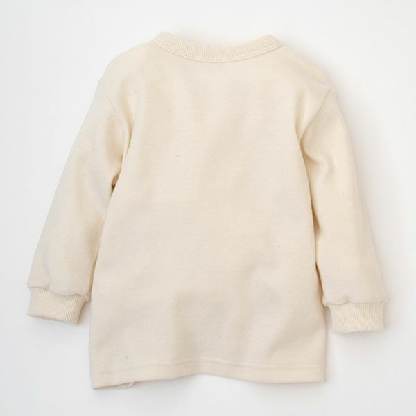 オーガニックコットン ベビー前開きホームウェア(長袖)