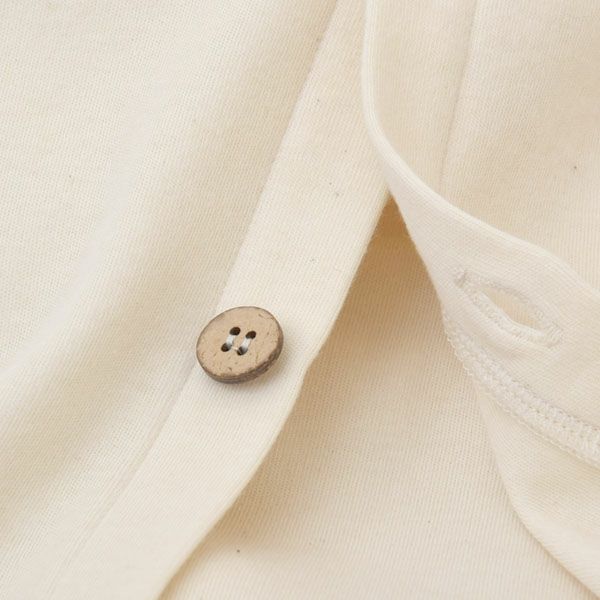 オーガニックコットン キッズ前開きホームウェア(長袖)