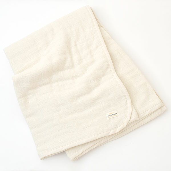 オーガニックコットン 3重ガーゼケット ナチュラル 140×200