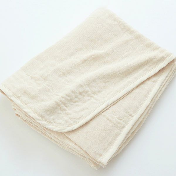 オーガニックコットン 3重ガーゼケット ナチュラル 140×200