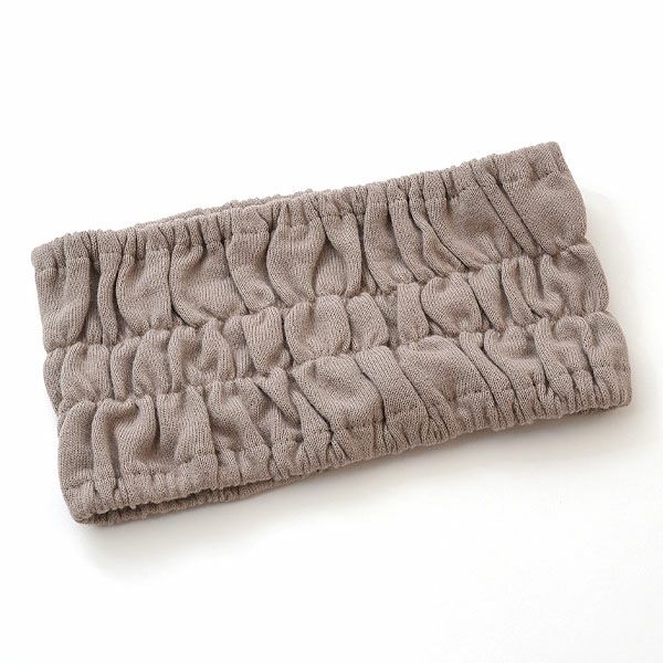 オーガニックコットン シャーリングヘアバンド
