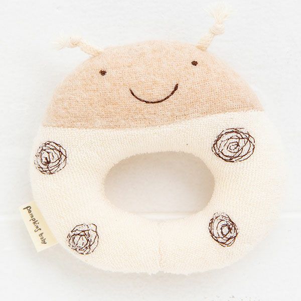 オーガニックコットン てんとうむしガラガラ petit sac付