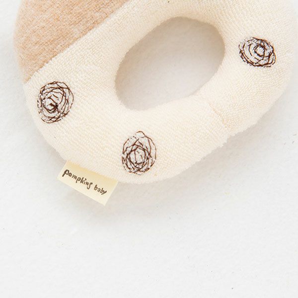 オーガニックコットン てんとうむしガラガラ petit sac付