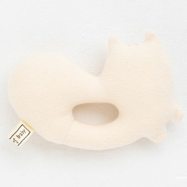 オーガニックコットン シマリスガラガラ petit sac付