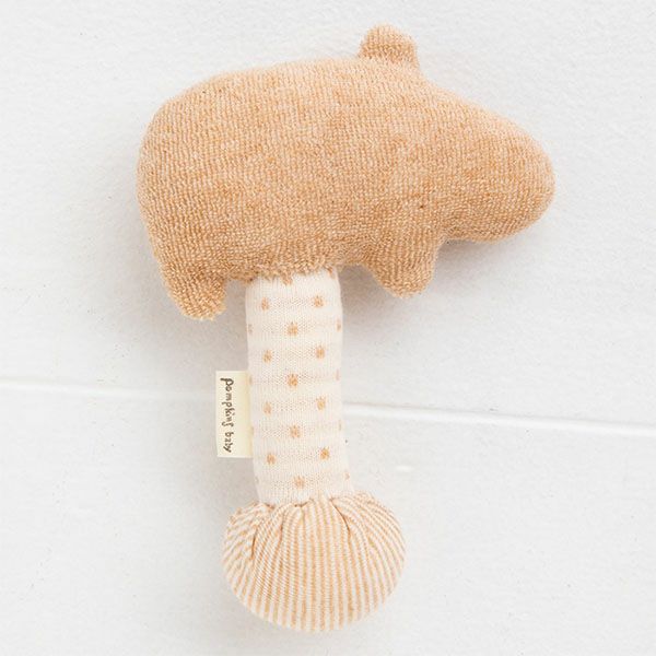 オーガニックコットン カピバラスティックガラガラ petit sac付