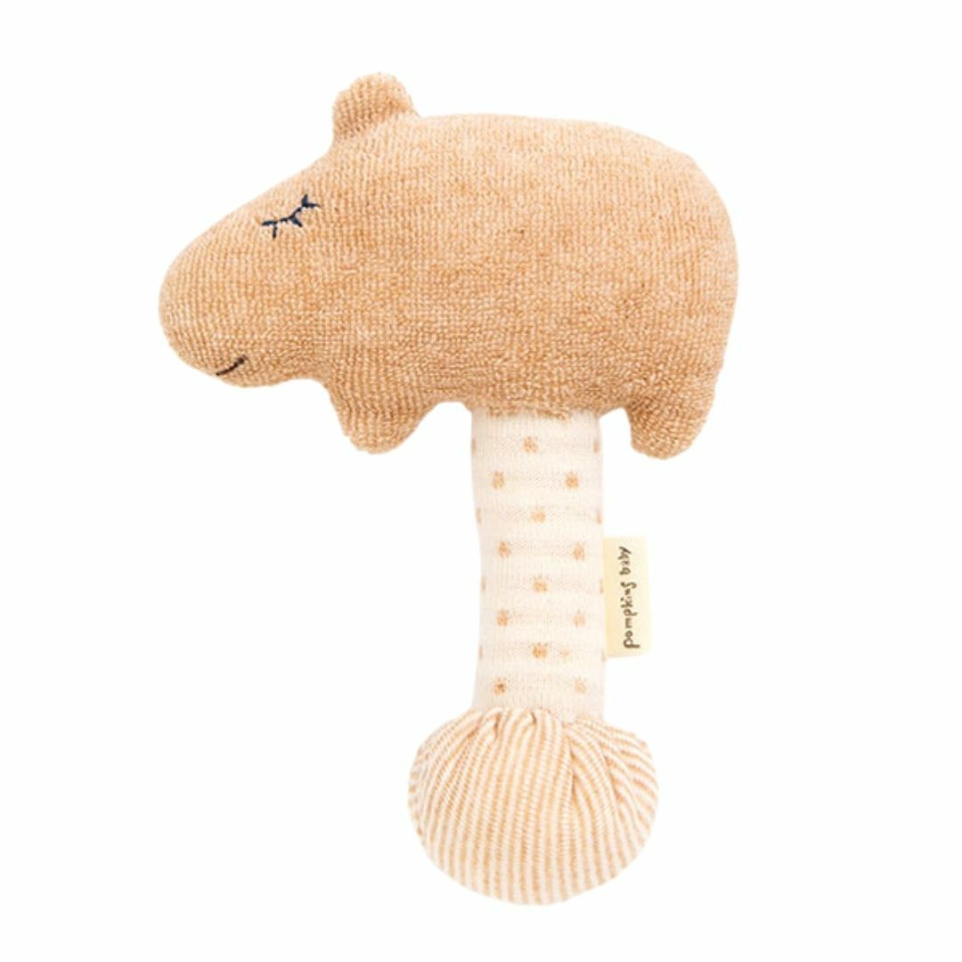 オーガニックコットン カピバラスティックガラガラ petit sac付