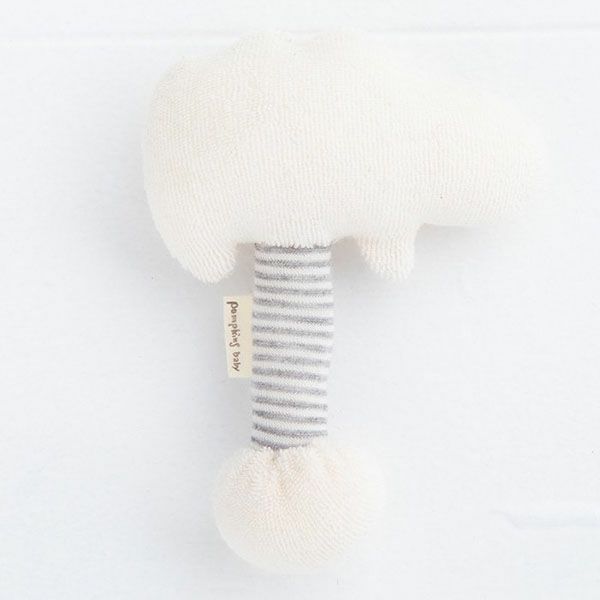 オーガニックコットン ひつじスティックガラガラ petit sac付