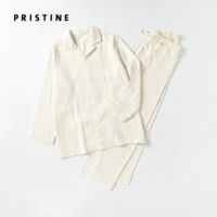 オーガニックコットン 綾Wガーゼパジャマ ナチュラル M