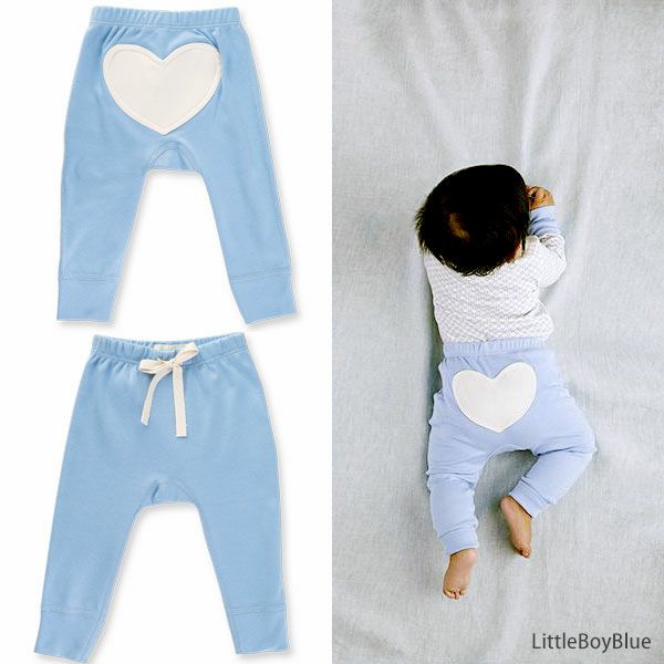 【SALE／20%OFF】 オーガニックコットン ベビー ハートロングパンツ