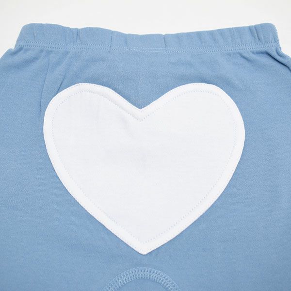【SALE／20%OFF】 オーガニックコットン ベビー ハートロングパンツ