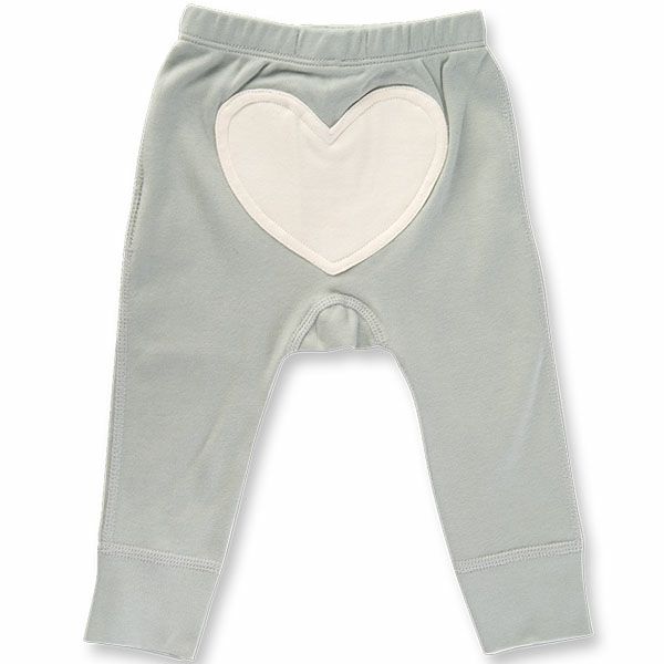 【SALE／20%OFF】 オーガニックコットン ベビー ハートロングパンツ