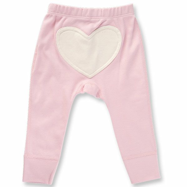 【SALE／20%OFF】 オーガニックコットン ベビー ハートロングパンツ