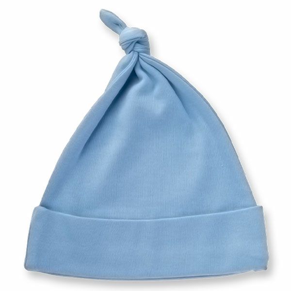 オーガニックコットン ベビー 結び帽