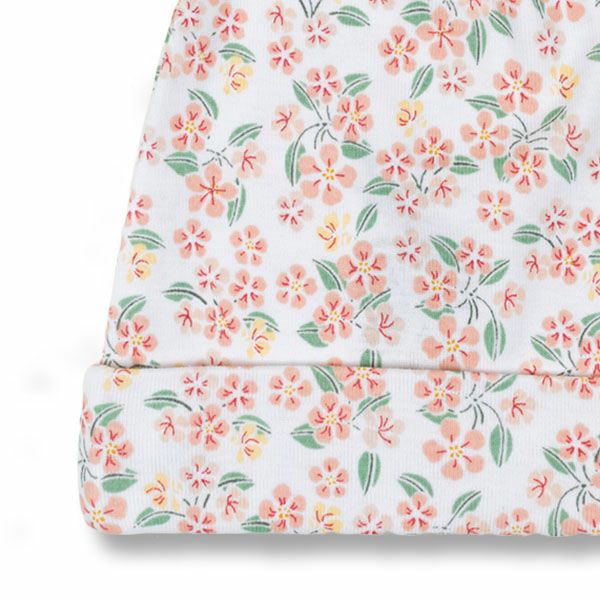 オーガニックコットン ベビー 結び帽 OnTheFarm