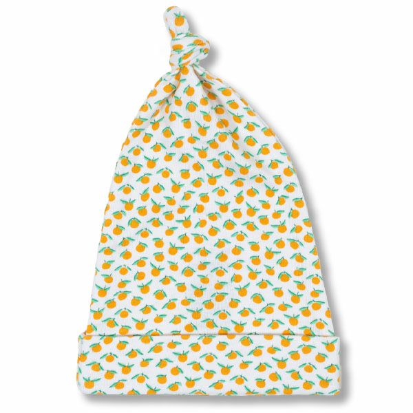 オーガニックコットン ベビー 結び帽 OnTheFarm