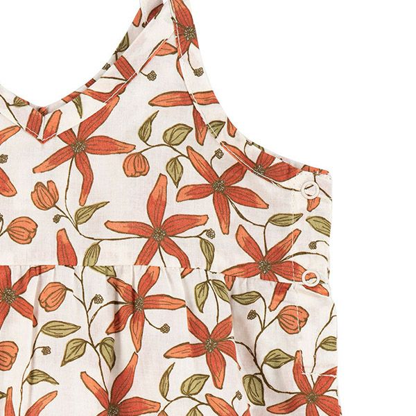 オーガニックコットン ベビー ストラップスーツ