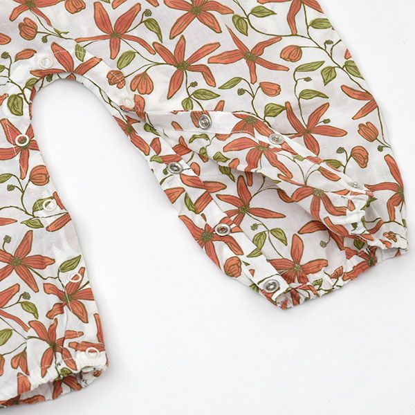 オーガニックコットン ベビー ストラップスーツ