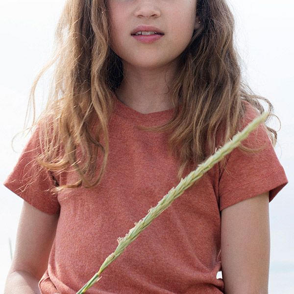 オーガニックコットン キッズ フライスTシャツ (半袖)