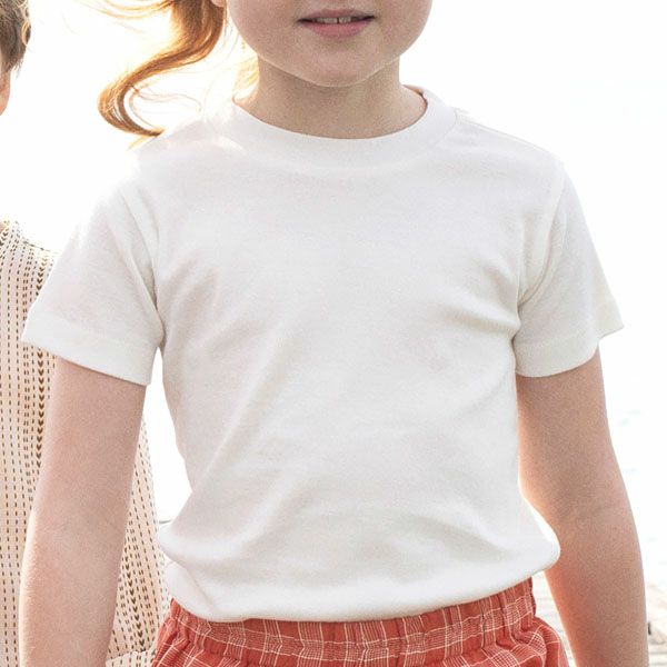 オーガニックコットン キッズ フライスTシャツ (半袖)