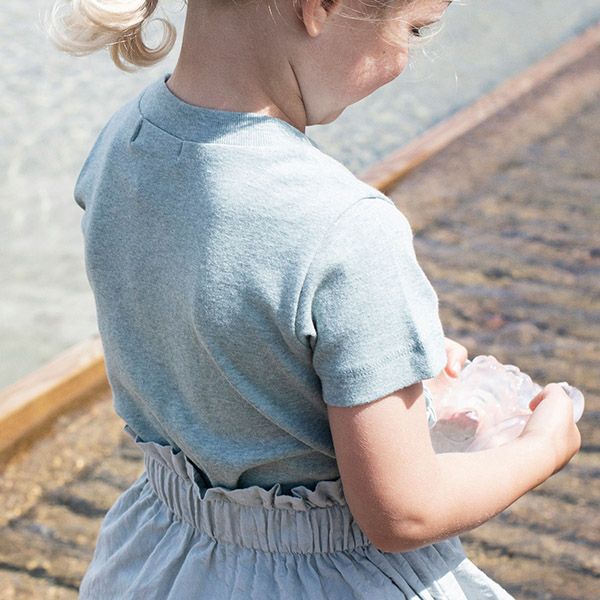 オーガニックコットン キッズ フライスTシャツ (半袖)