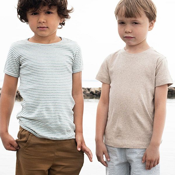 オーガニックコットン キッズ フライスTシャツ (半袖)