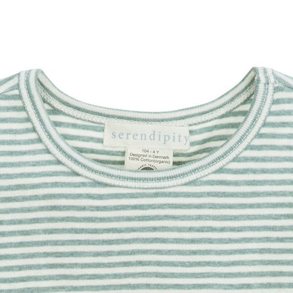 オーガニックコットン キッズ フライスTシャツStripe (半袖)