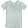 オーガニックコットン キッズ フライスTシャツStripe (半袖)