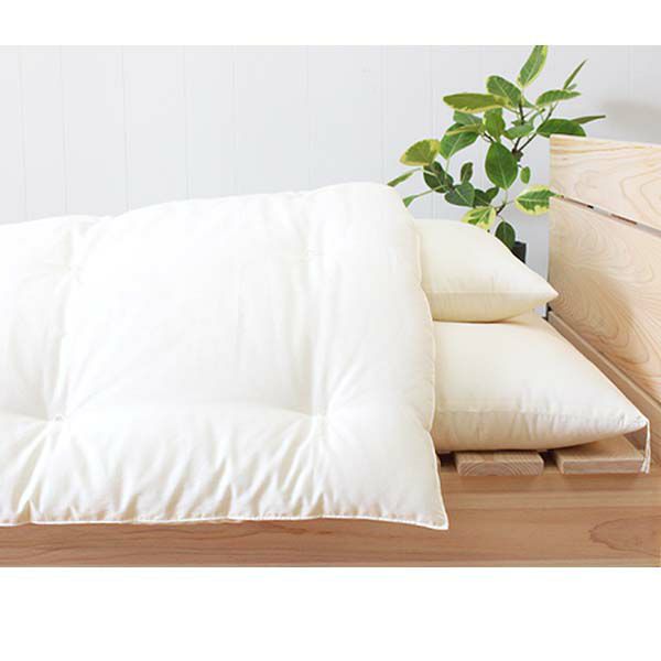 オーガニックコットン プレミアム シングル敷き布団 100×210 厚めタイプ