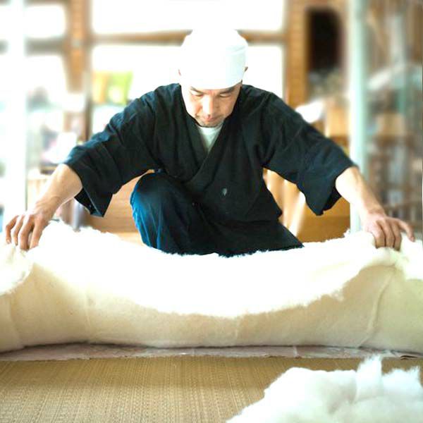 オーガニックコットン CS対応 シングル敷き布団 100×200 標準タイプ