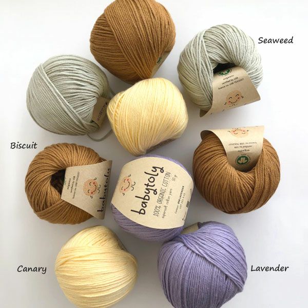 オーガニックコットン Supersoft Cotton yarn 50g Canary