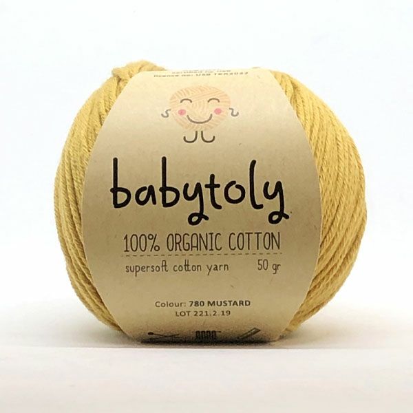 オーガニックコットン Supersoft Cotton yarn 50g Mustard