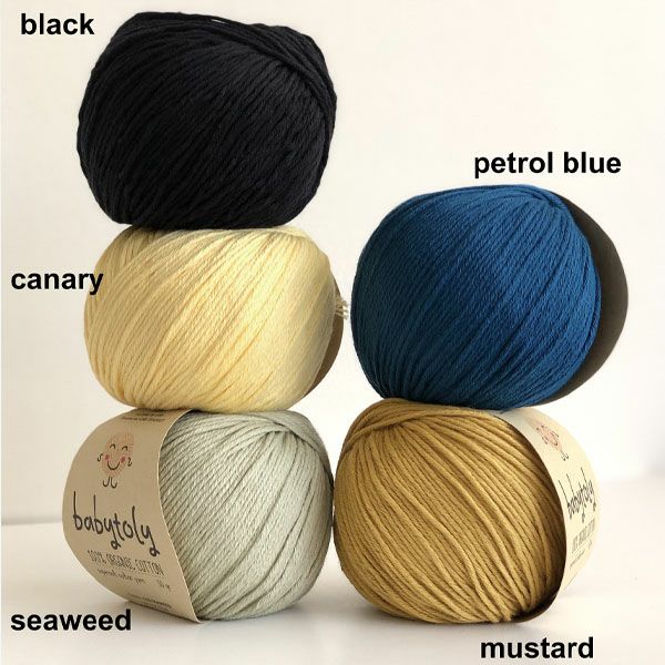 オーガニックコットン Supersoft Cotton yarn 50g Mustard