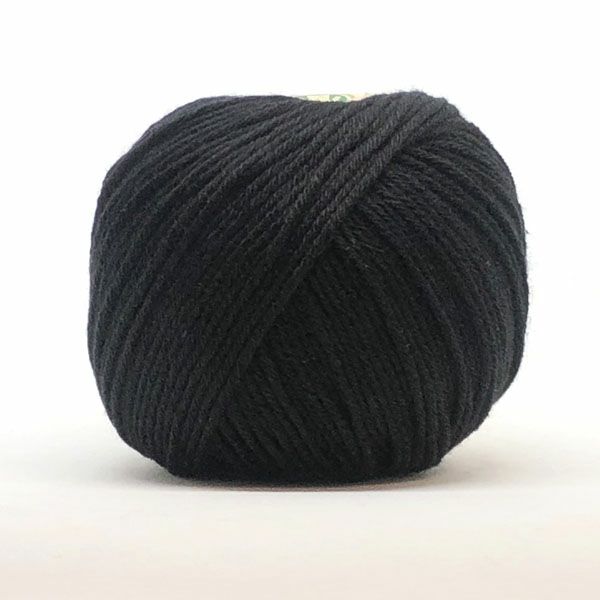 オーガニックコットン Supersoft Cotton yarn 50g Black
