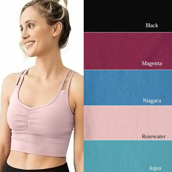 オーガニックコットン クロスバックキャミ